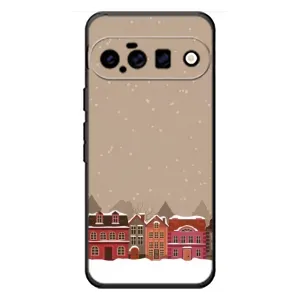 Новорічні, Святкові Чохли для Google Pixel 11 - 2024 год (Зимове місто)