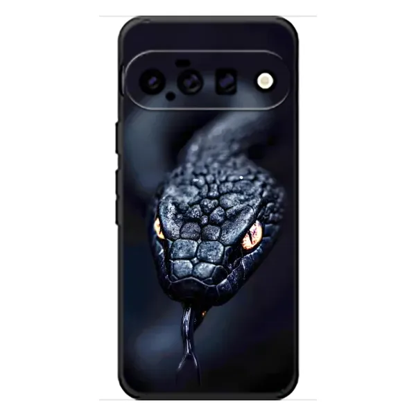 Чехол с принтом «Черная змея» для Google Pixel 11 Чехол с принтом «Черная змея» для Google Pixel 11