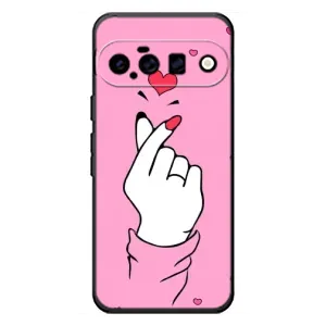 Чохол з принтом для Google Pixel 11 (AlphaPrint - Знак сердечка) (Знак Love)