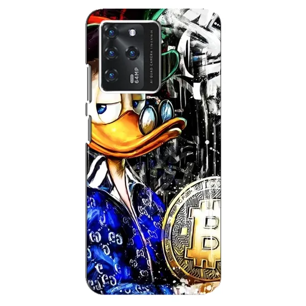 Чехол с принтом «Биткойн Скрудж» для Google Pixel 2 XL