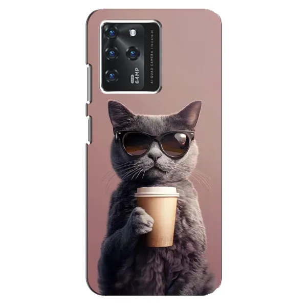 Чехол с принтом «Кот с кофе» для Google Pixel 2 XL Чехол с принтом «Кот с кофе» для Google Pixel 2 XL