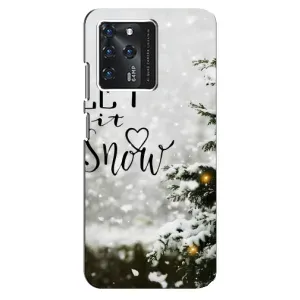 Новогодние, Праздничные Чехлы для Google Pixel 2 XL - 2024 год (Let it snow)