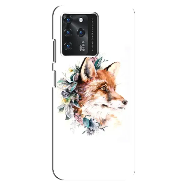 Чехол с принтом «Лисичка в цветочках» для Google Pixel 2 XL