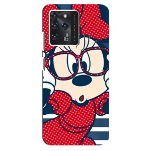 Эксклюзивный чехол для Google Pixel 2 XL (AlphaPrint - Мультяшные) (Маус в очках)