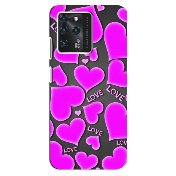 Чохол з принтом «Pink hearts» для Google Pixel 2 XL