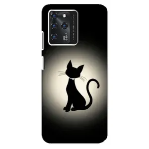 Чохол з принтом для Google Pixel 2 XL (AlphaPrint) Модні коти (Силует котика)