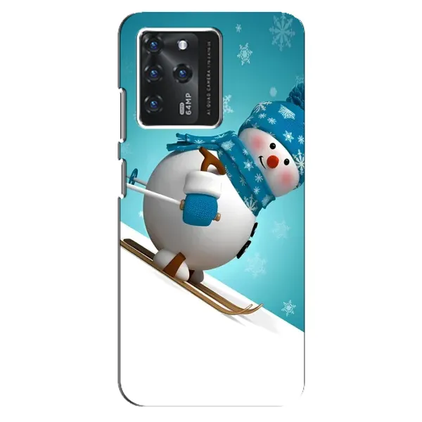 Чехол с принтом «Снеговик на лыжах» для Google Pixel 2 XL