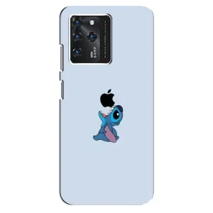 Чехол с принтом Стич на Google Pixel 2 XL (Stitch apple)