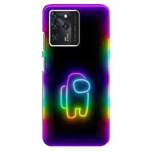 Чехол Амонг Ас для Google Pixel 2 XL (AlphaPrint) (Яркий скин)