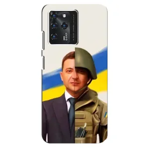 Чехол для Google Pixel 2 XL (AlphaPrint - с принтом Зеленского) (Зеленский солдат)