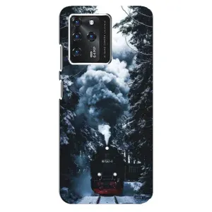 Новогодние, Праздничные Чехлы для Google Pixel 2 XL - 2024 год (Зимний поезд)