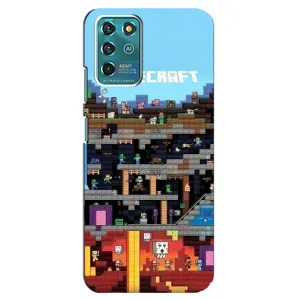 Чохол Майнкрафт на Google Pixel 2 (AlphaPrint) Minecraft (фон Minecraft)