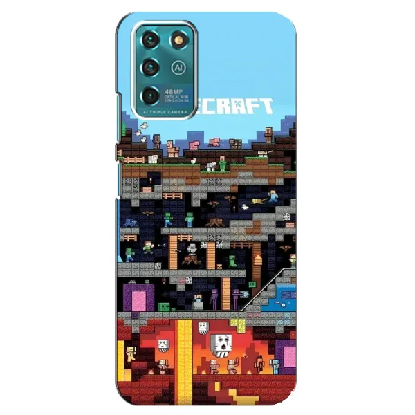 Чехол с принтом «фон Minecraft» для Google Pixel 2