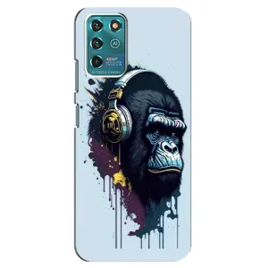 Чохол з Мавпами Google Pixel 2 - (AlphaPrint) (Горила в навушниках)