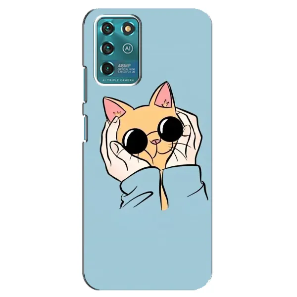 Чехол с принтом «Котик в очках» для Google Pixel 2