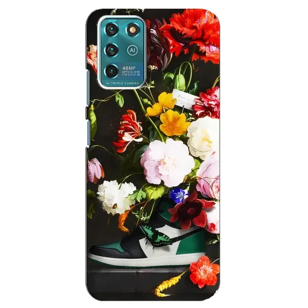 Чохол з принтом «Nike цветы» для Google Pixel 2