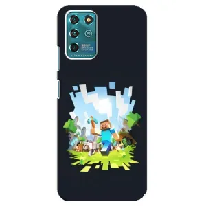Чохол Майнкрафт на Google Pixel 2 (AlphaPrint) Minecraft (персонажі Minecraft)
