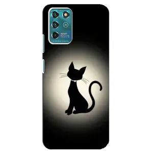 Чехол с принтом для Google Pixel 2 (AlphaPrint) Модные коты (Силуэт котика)