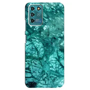 Мраморный чехол на Google Pixel 2 (VPrint) (Зеленый мрамор)