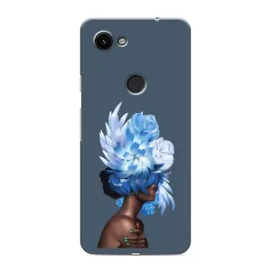 Чехлы (ART) Цветы на Google Pixel 3 XL (VPrint) (Цветы на голове)