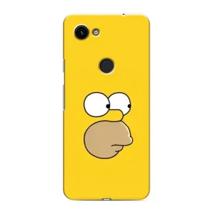 Чехол с Симпсонами для Google Pixel 3 XL (VPrint) (Гомер)