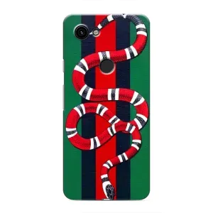 Чехлы ГУЧЧИ для Гугл Пиксель 3 Хл (AlphaPrint) (Gucci змия)