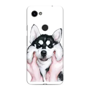 Чехол с Хаски для Google Pixel 3 XL - (AlphaPrint)