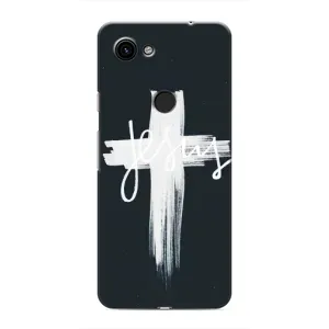 Чехол для Google Pixel 3 XL (AlphaPrint) - (Христианские) (Иисус)