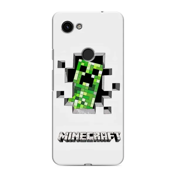 Чехол с принтом «крипер Майнкрафт» для Google Pixel 3 XL