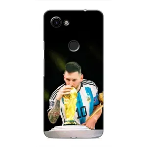 Чехлы для Google Pixel 3 XL (Leo чемпион) (AlphaPrint) (Кубок Месси)