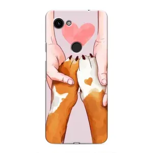 Чохол з принтом «Любовь до собак» для Google Pixel 3 XL