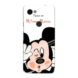 Міккі Маус чохол для Google Pixel 3 XL (AlphaPrint - Мультяшні) (Маус Міккі)