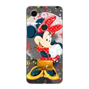 Чехол Disney Mouse Google Pixel 3 XL (PREMIUMPrint) (Minni с бантиком)