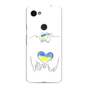 Чехол для Патриота Украины Google Pixel 3 XL - (AlphaPrint) (Мир Украине)