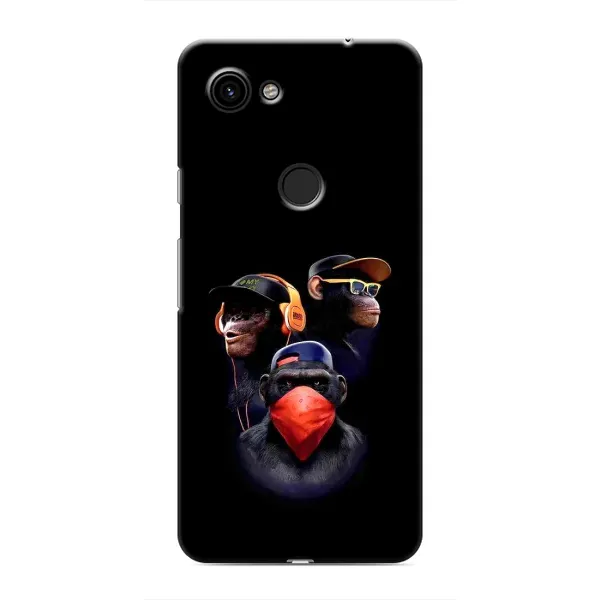 Чехол с принтом «Три обезьяны» для Google Pixel 3 XL