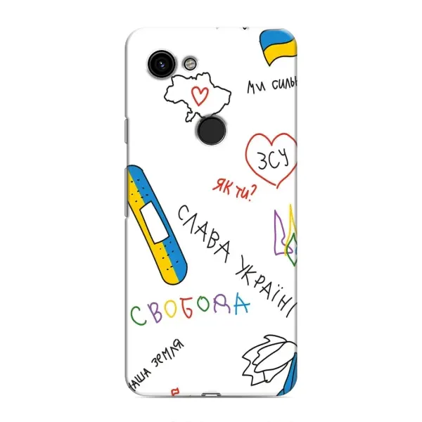 Чехол с принтом «Стикер» для Google Pixel 3 XL