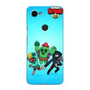 Чехлы Brawl Stars для Google Pixel 3 XL (AlphaPrint) (Трио героев)