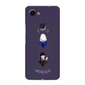 Чехлы Венсдей на Google Pixel 3 XL Уэнсдей (AlphaPrint) (Уэнздей и подруга)