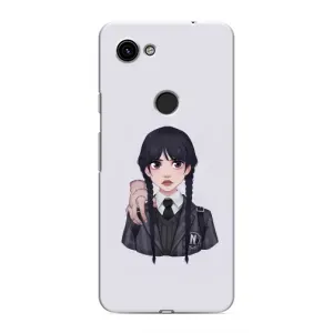 Чехлы Венсдей на Google Pixel 3 XL Уэнсдей (AlphaPrint) (Уэнздей и Вещь)