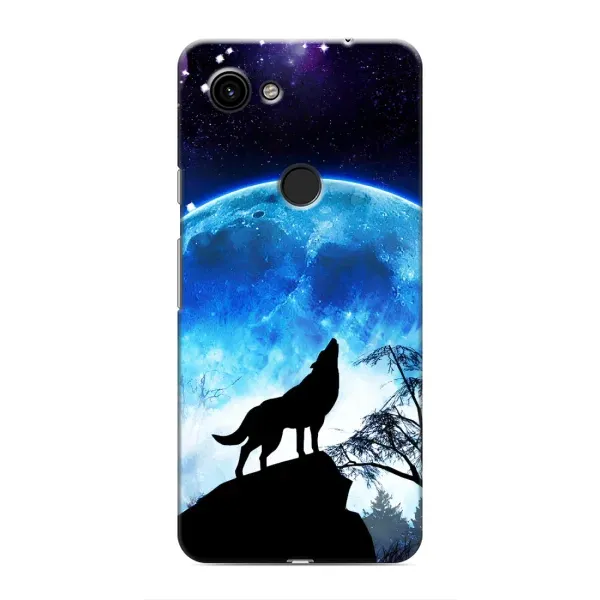 Чехол с принтом «Волк на луну» для Google Pixel 3 XL