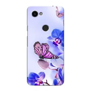 Чохли з квітами для Google Pixel 3a XL (VPrint) (Метелик на квітах)