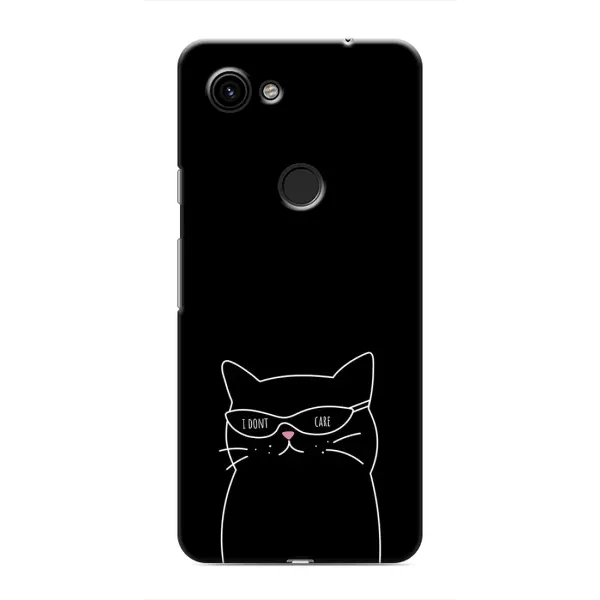Чохол з принтом «Байдужий кіт» для Google Pixel 3a XL Чохол з принтом «Байдужий кіт» для Google Pixel 3a XL