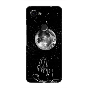 Чохол з малюнком кіт на Google Pixel 3a XL (Дівчина з котом)