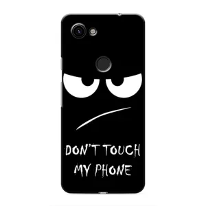 Чехол для Гугл Пиксель 3а Хл - (AlphaPrint) с печатью (ТОП продаж) (Dont Touch)