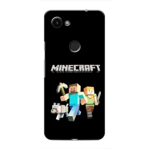 Чохол Майнкрафт на Google Pixel 3a XL (AlphaPrint) Minecraft (герої Minecraft)