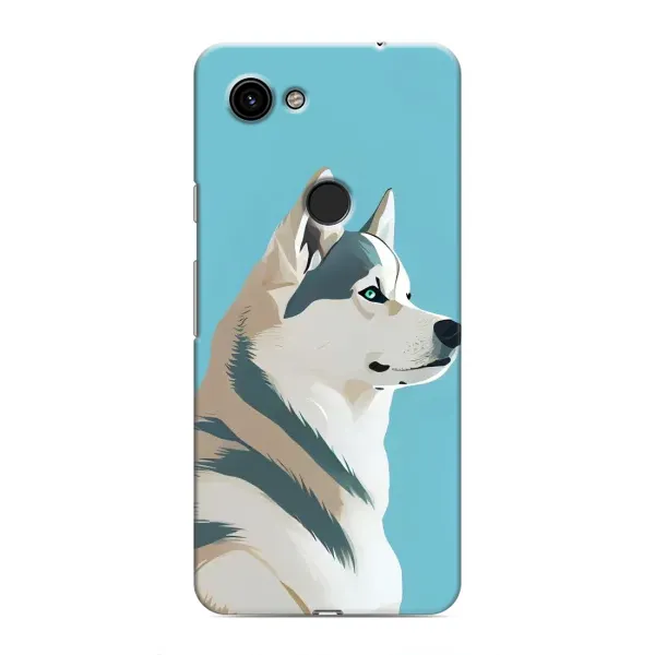 Чехол с принтом «Хаски арт» для Google Pixel 3a XL