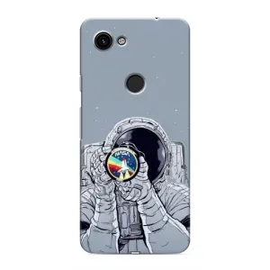 Чехол NASA для Google Pixel 3a XL (AlphaPrint) (Космонавт фото)