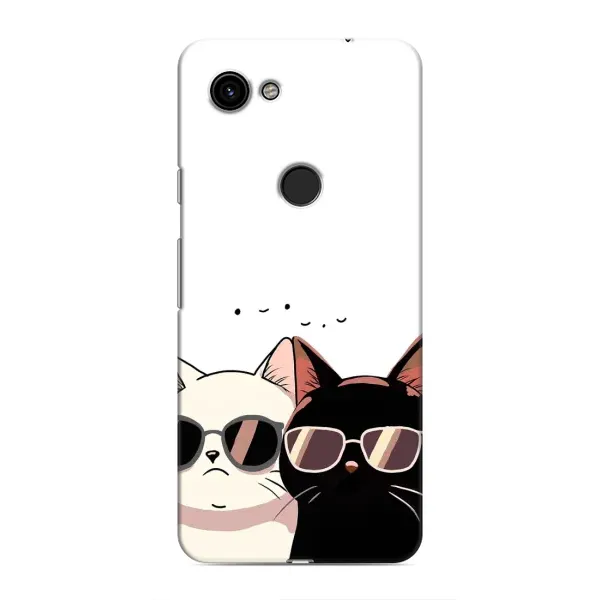Чохол з принтом «Коти в окулярах» для Google Pixel 3a XL Чохол з принтом «Коти в окулярах» для Google Pixel 3a XL