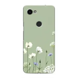 Чохол з принтом «Квіти на зеленому» для Google Pixel 3a XL