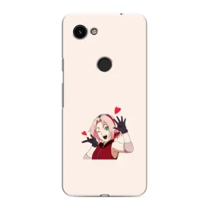 Чехлы Персонажи Аниме Наруто для Google Pixel 3a XL (AlphaPrint) (Лайк Сакура)